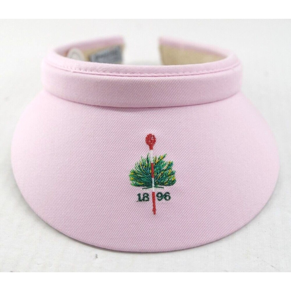 Vintage Merion Golf Club 1896 Imperial‎ Sun Visor Pink Hat Cap